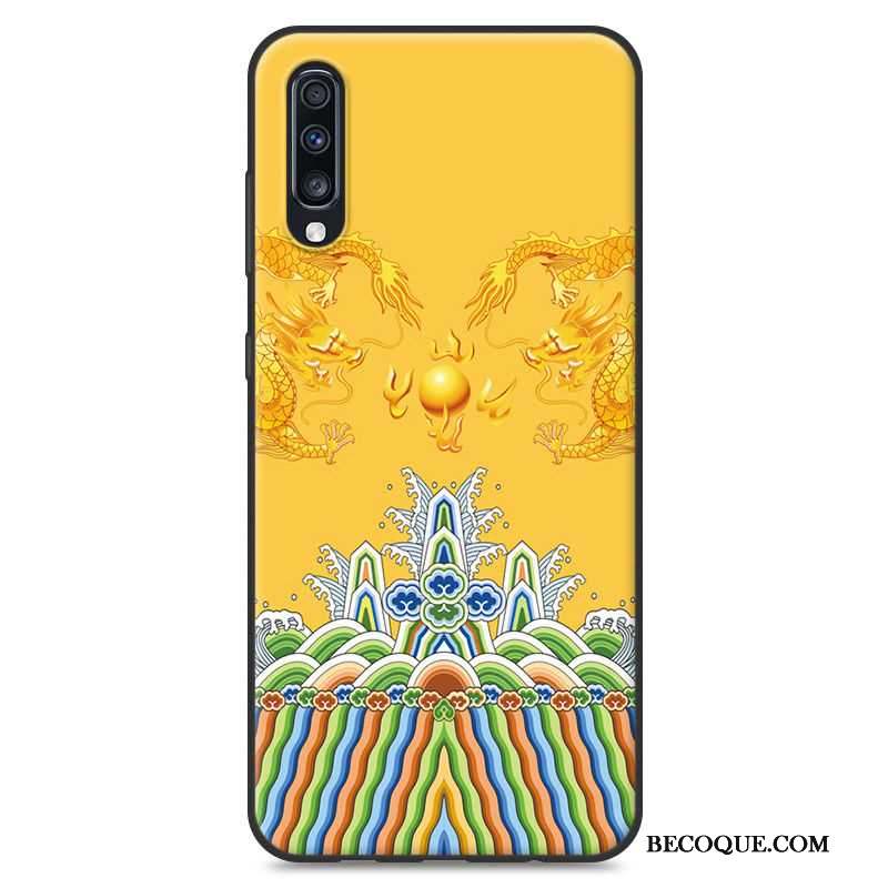 Samsung Galaxy A70 Téléphone Portable Créatif Étui Tendance Coque Fluide Doux