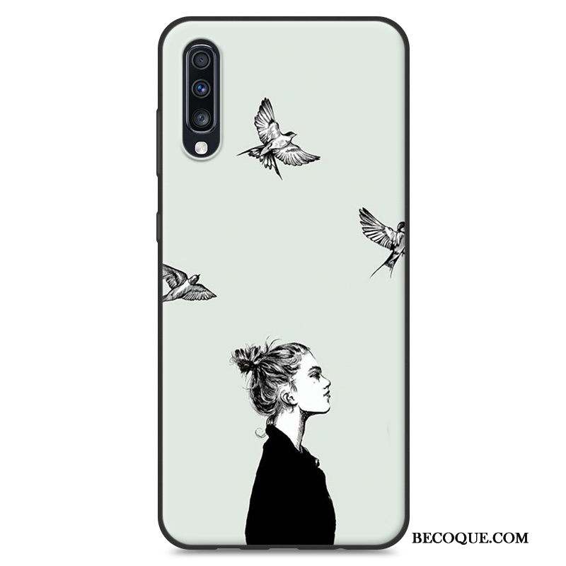 Samsung Galaxy A70 Téléphone Portable Créatif Étui Tendance Coque Fluide Doux