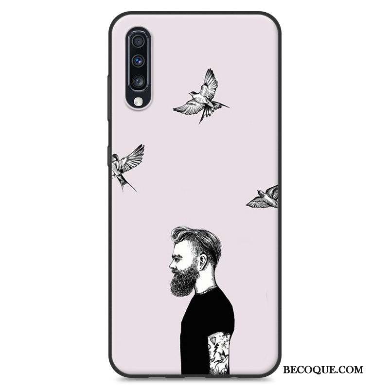 Samsung Galaxy A70 Téléphone Portable Créatif Étui Tendance Coque Fluide Doux