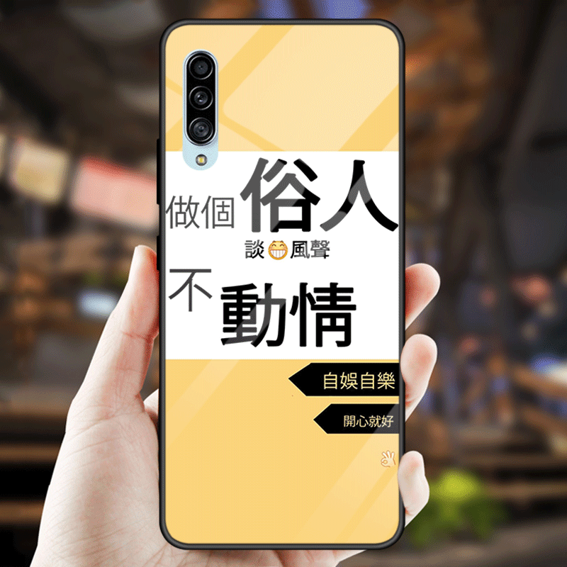 Samsung Galaxy A70s Coque Marque De Tendance Fluide Doux Protection Simple Personnalité Incassable