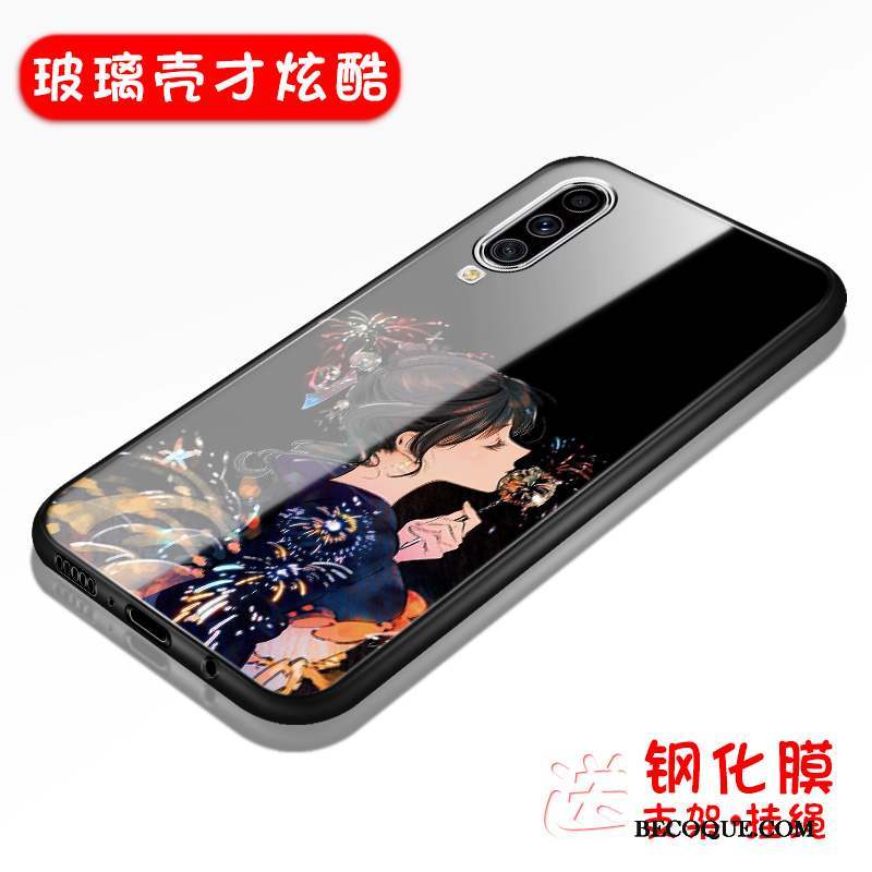 Samsung Galaxy A70s Coque Tout Compris Protection Dessin Animé Tendance Mode Difficile