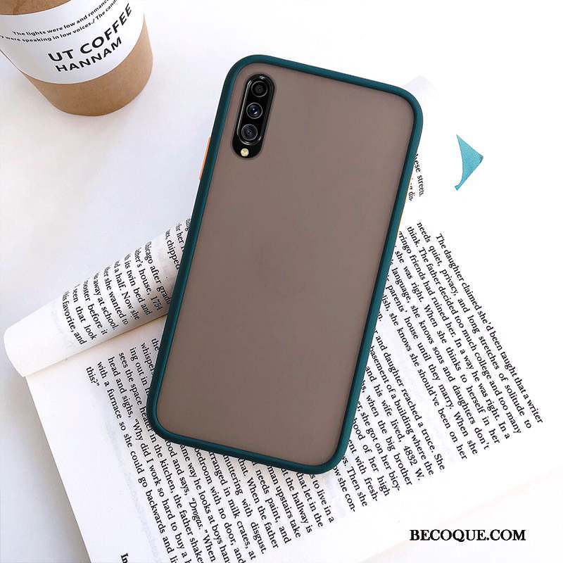 Samsung Galaxy A70s Coque Étui Incassable Protection Tout Compris Transparent Délavé En Daim