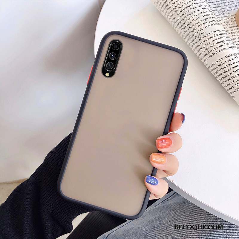 Samsung Galaxy A70s Coque Étui Incassable Protection Tout Compris Transparent Délavé En Daim