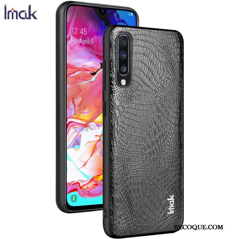 Samsung Galaxy A70s Crocodile Modèle Coque De Téléphone Étui Cuir Difficile Protection