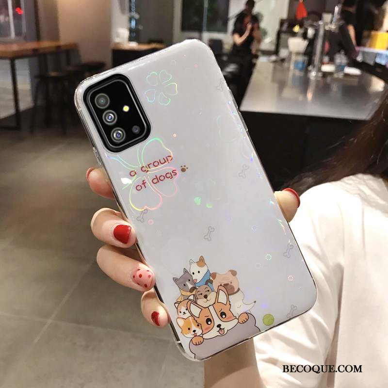 Samsung Galaxy A71 Coque Protection Tout Compris Créatif Dessin Animé Amoureux Étui