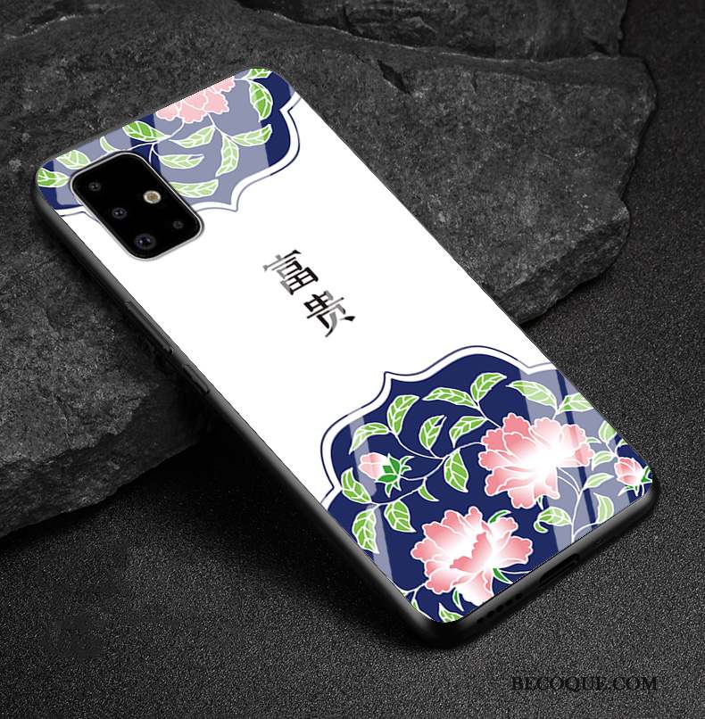 Samsung Galaxy A71 Coque Tout Compris Nouveau Silicone Verre Tendance Étui