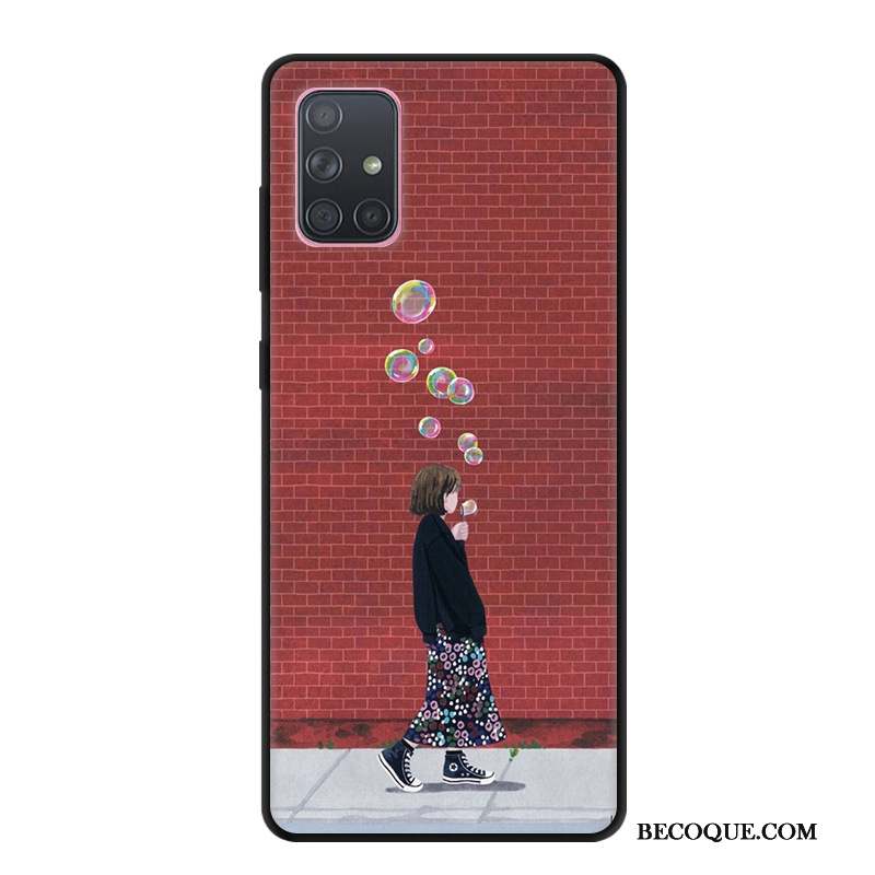 Samsung Galaxy A71 Coque Tout Compris Protection Étui Dessin Animé Créatif Fluide Doux