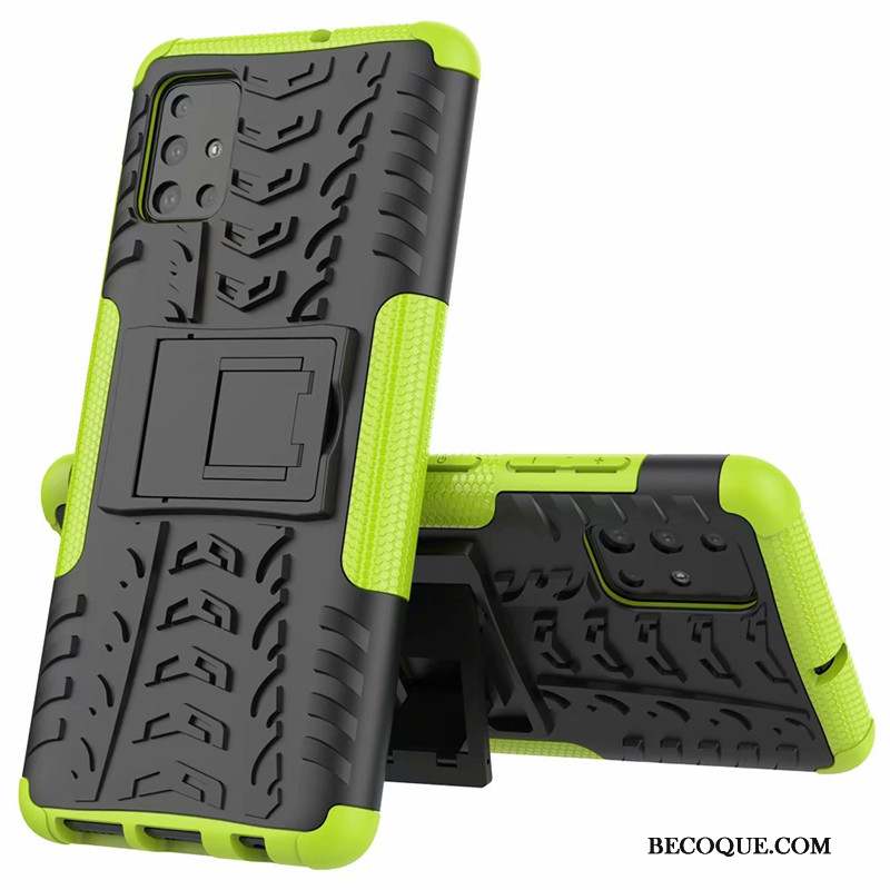 Samsung Galaxy A71 Orange Coque De Téléphone Silicone Tout Compris Modèle Fleurie Incassable