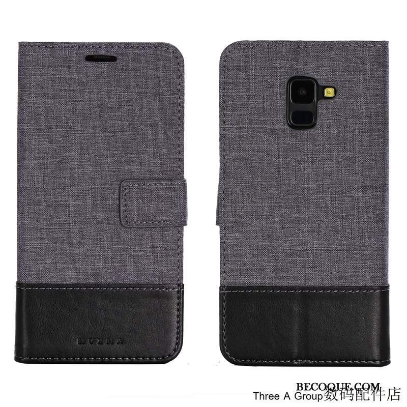 Samsung Galaxy A8 2018 Coque De Téléphone Fluide Doux Housse Carte Étui Protection