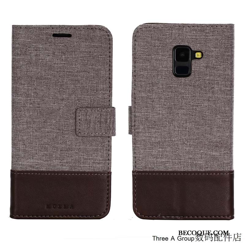 Samsung Galaxy A8 2018 Coque De Téléphone Fluide Doux Housse Carte Étui Protection