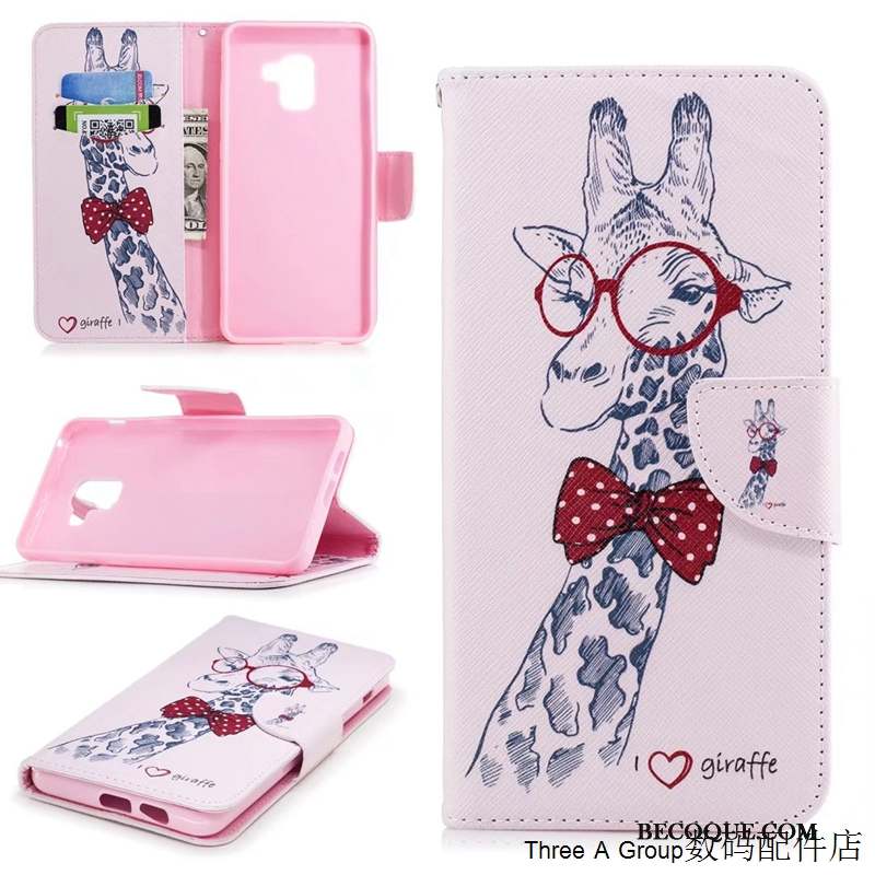 Samsung Galaxy A8 2018 Coque Étui En Cuir Tout Compris Protection Housse Silicone Fluide Doux