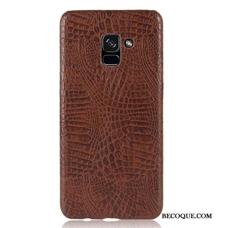 Samsung Galaxy A8 2018 Difficile Coque De Téléphone Étui Crocodile Modèle Protection