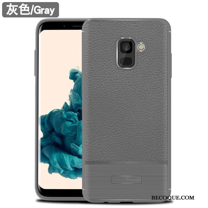 Samsung Galaxy A8 2018 Tout Compris Coque De Téléphone Simple Silicone Fluide Doux Modèle Fleurie