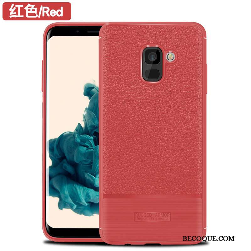 Samsung Galaxy A8 2018 Tout Compris Coque De Téléphone Simple Silicone Fluide Doux Modèle Fleurie