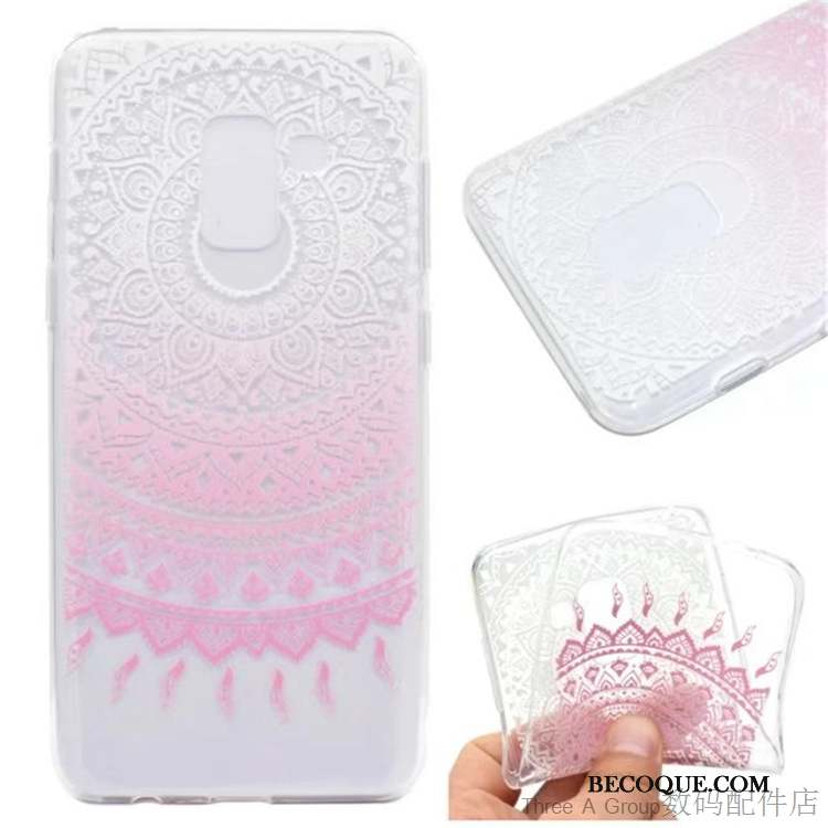 Samsung Galaxy A8 2018 Transparent Coque Incassable Fluide Doux Silicone Tout Compris