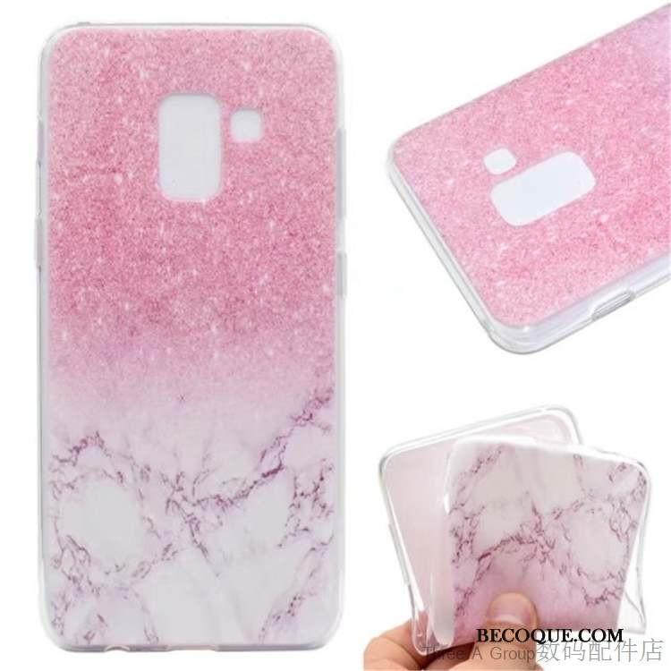 Samsung Galaxy A8 2018 Transparent Coque Incassable Fluide Doux Silicone Tout Compris