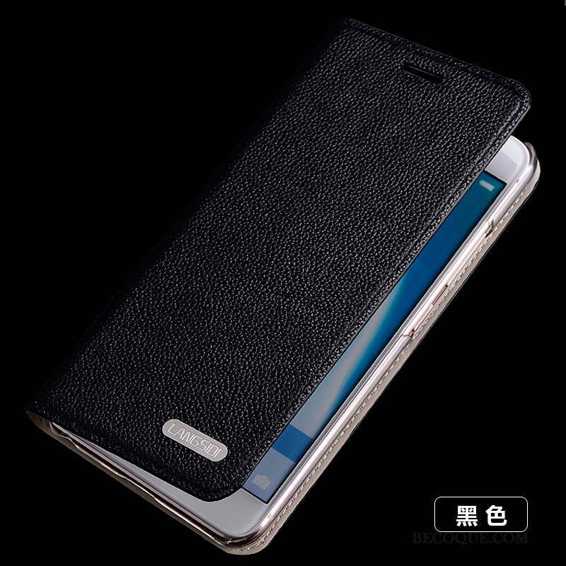 Samsung Galaxy A8 Coque De Téléphone Fluide Doux Étui En Cuir Cuir Véritable Incassable Housse