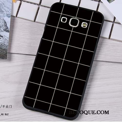 Samsung Galaxy A8 Coque De Téléphone Téléphone Portable Protection Étui Silicone Noir