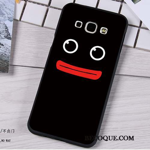 Samsung Galaxy A8 Coque De Téléphone Téléphone Portable Protection Étui Silicone Noir