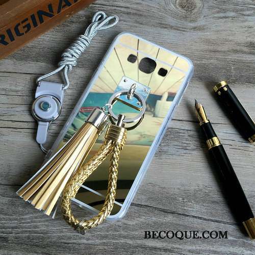 Samsung Galaxy A8 Coque Placage Silicone De Téléphone À Franges Tendance