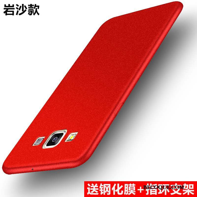 Samsung Galaxy A8 Coque Rouge Protection Silicone Incassable Étui Téléphone Portable