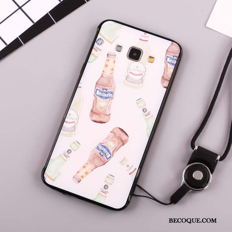 Samsung Galaxy A8 Coque Tout Compris Incassable Fluide Doux Silicone Étui Blanc