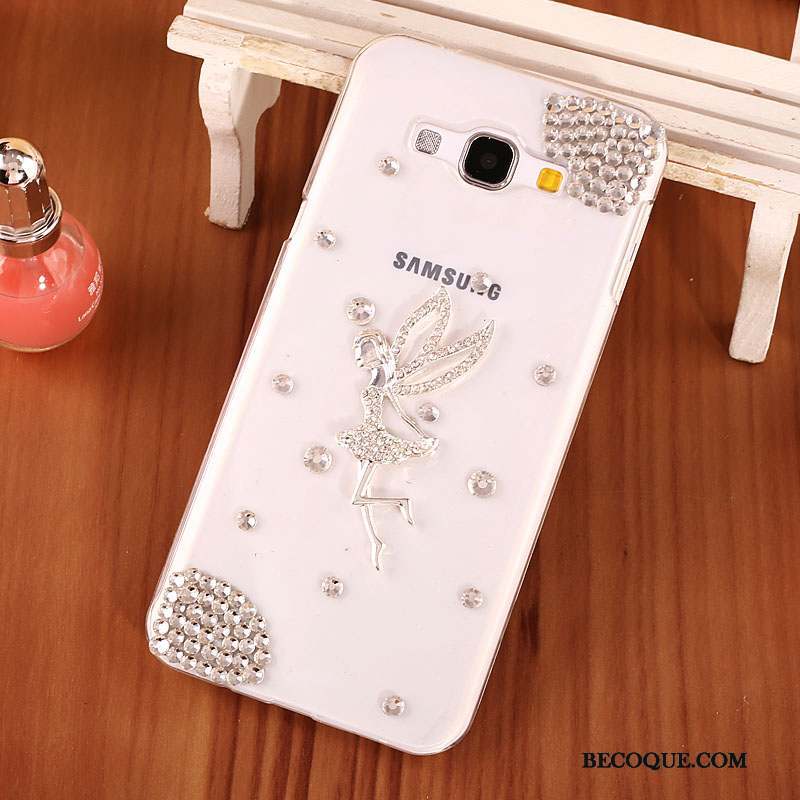 Samsung Galaxy A8 Difficile Vert Strass Étui Coque Téléphone Portable