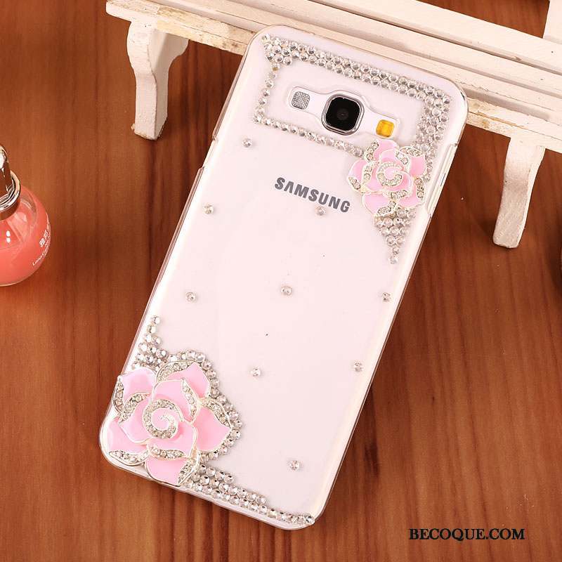 Samsung Galaxy A8 Difficile Vert Strass Étui Coque Téléphone Portable