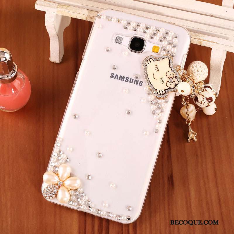 Samsung Galaxy A8 Difficile Vert Strass Étui Coque Téléphone Portable