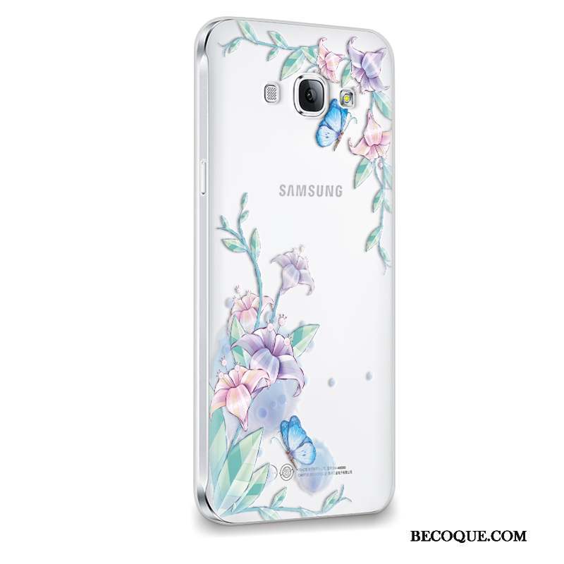 Samsung Galaxy A8 Fluide Doux Étui Coque Dessin Animé Incassable Vert