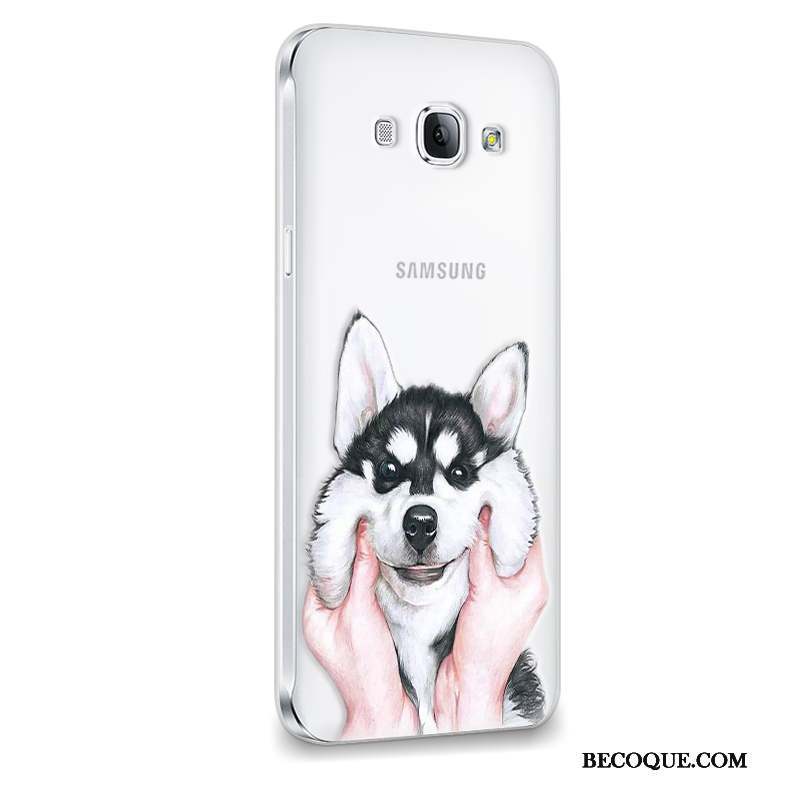 Samsung Galaxy A8 Fluide Doux Étui Coque Dessin Animé Incassable Vert