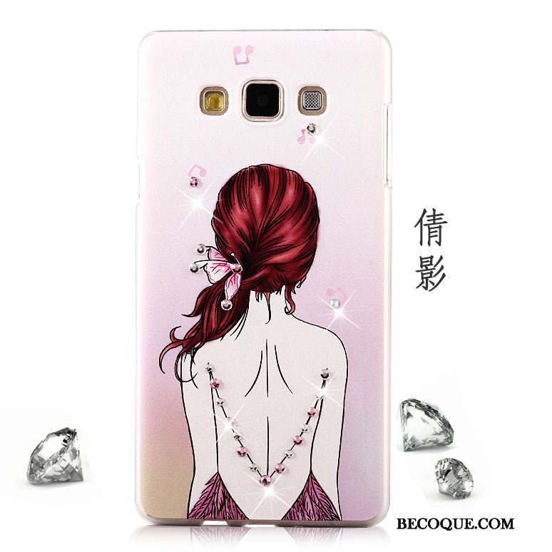 Samsung Galaxy A8 Mesh Protection Rose Coque De Téléphone Difficile Étui