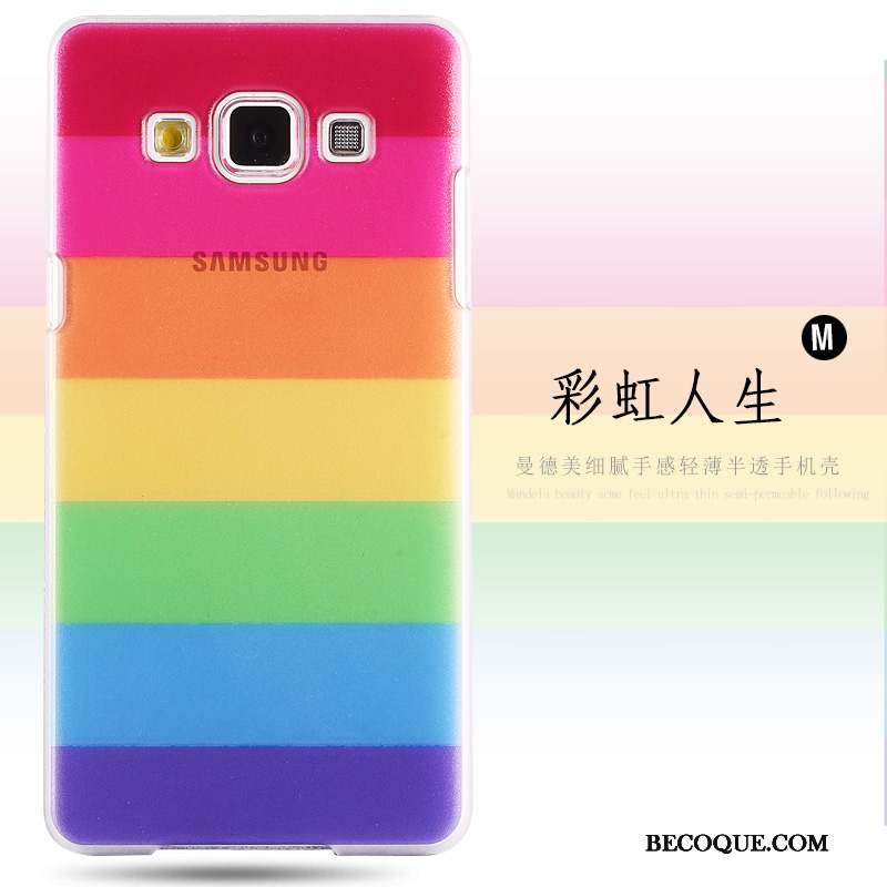 Samsung Galaxy A8 Peinture Difficile Rouge Étui Coque De Téléphone Protection