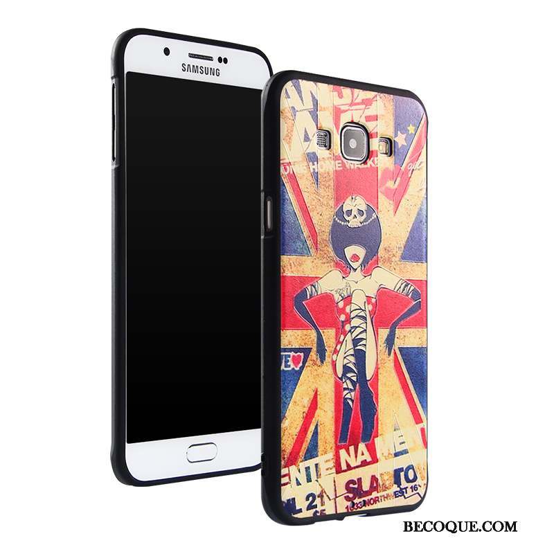 Samsung Galaxy A8 Silicone Protection Fluide Doux Coque De Téléphone Tendance Ornements Suspendus