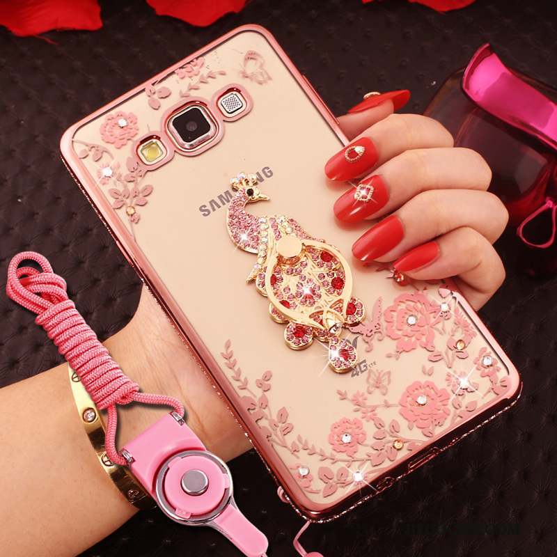 Samsung Galaxy A8 Tendance Coque De Téléphone Étui Fluide Doux Ornements Suspendus Strass