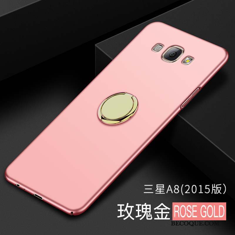 Samsung Galaxy A8 Tout Compris Or Rose Tendance Incassable Coque De Téléphone Délavé En Daim