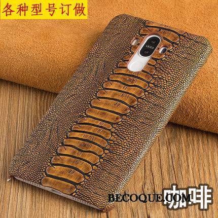 Samsung Galaxy A8+ Étui Business Coque Cuir Véritable Vintage Luxe