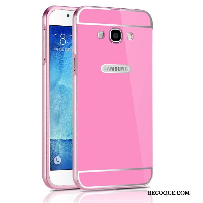 Samsung Galaxy A8 Étui Coque De Téléphone Protection Noir Métal Tout Compris