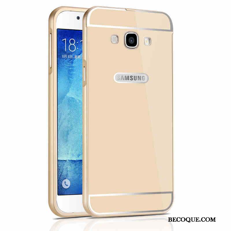 Samsung Galaxy A8 Étui Coque De Téléphone Protection Noir Métal Tout Compris