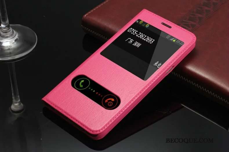 Samsung Galaxy A8 Étui Protection Housse Coque De Téléphone Cuir Véritable Téléphone Portable