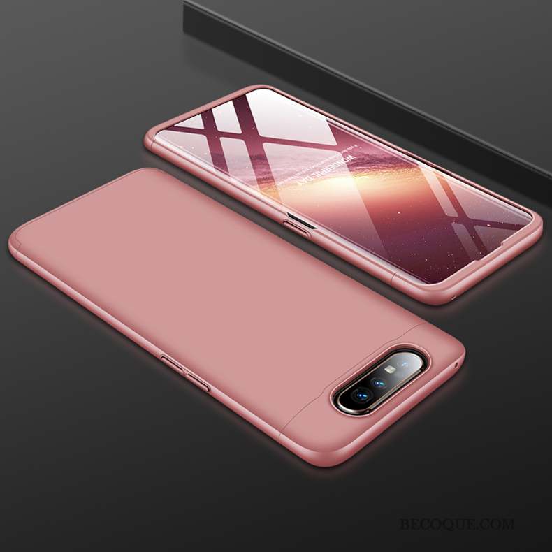 Samsung Galaxy A80 Coque De Téléphone Tout Compris Protection Délavé En Daim Étui Difficile