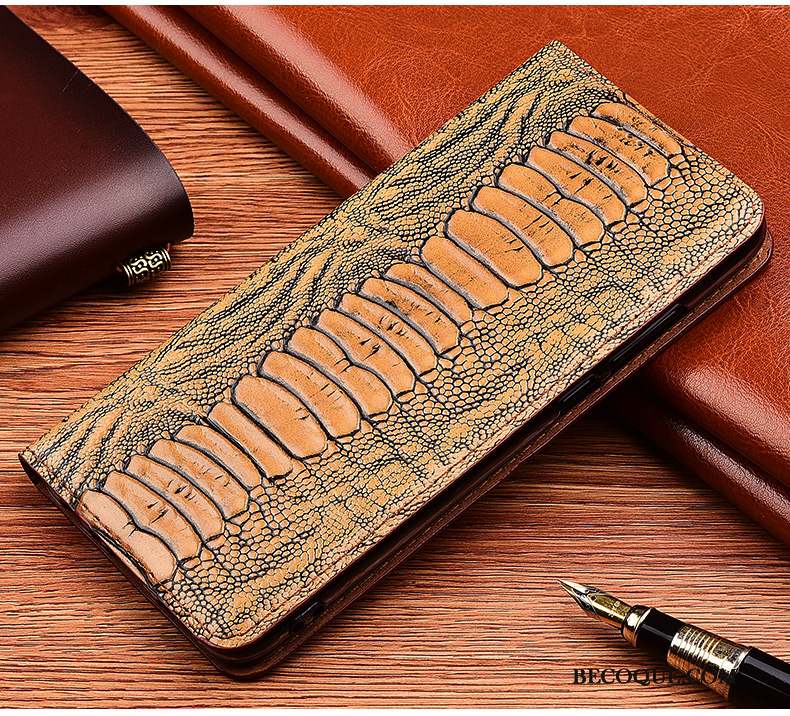 Samsung Galaxy A80 Coque Protection Étui En Cuir Clamshell Fluide Doux Incassable Téléphone Portable