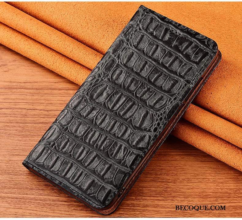 Samsung Galaxy A80 Coque Étui En Cuir Silicone Tout Compris Crocodile Housse