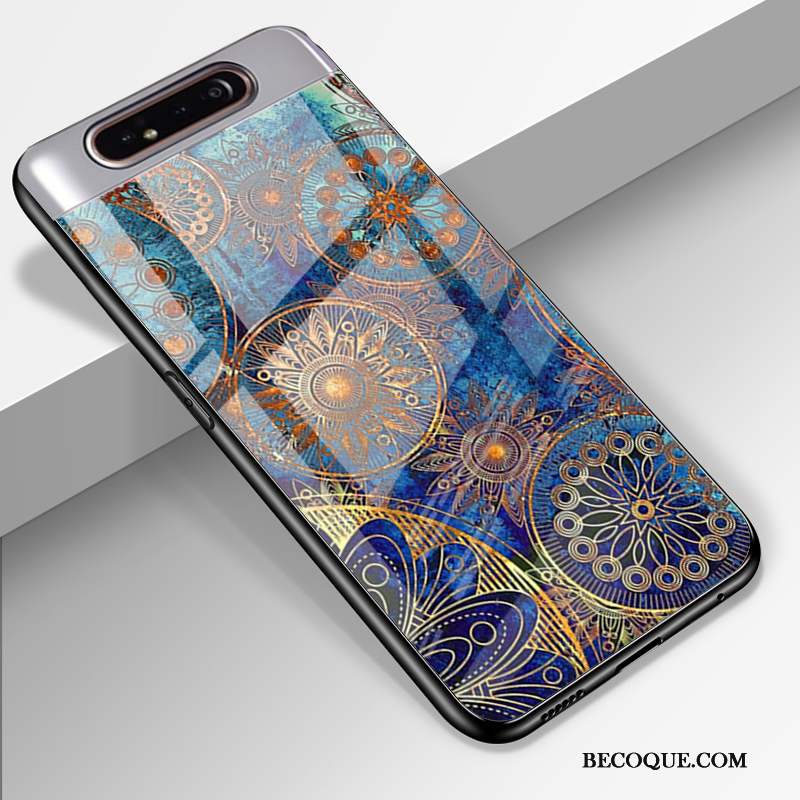 Samsung Galaxy A80 Coque Étui Incassable Protection Verre Dessin Animé Silicone