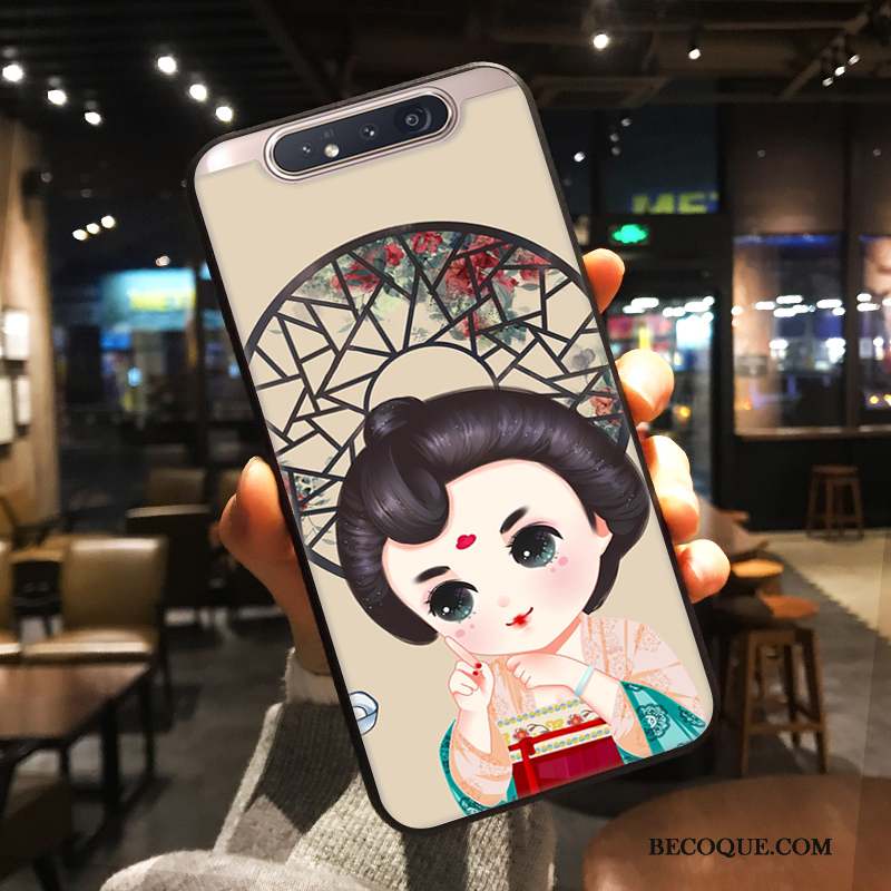 Samsung Galaxy A80 Kaki Personnalisé Dessin Animé Étui Coque De Téléphone Protection