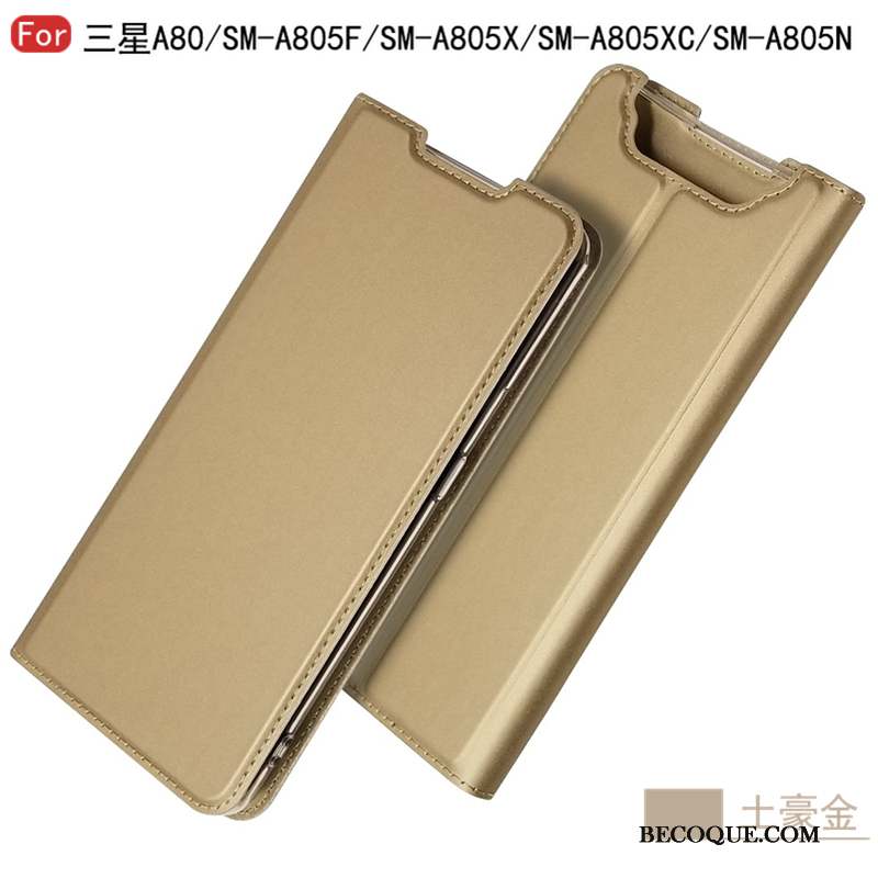 Samsung Galaxy A80 Personnalité Coque De Téléphone Protection Carte Étui En Cuir Business