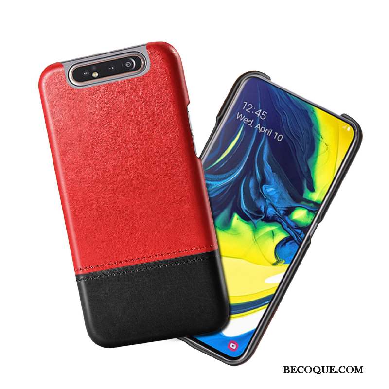 Samsung Galaxy A80 Personnalité Étui En Cuir Coque De Téléphone Protection