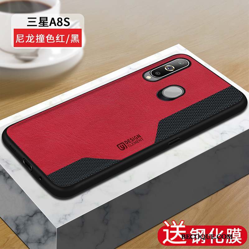 Samsung Galaxy A8s Coque De Téléphone Rouge Cool Protection Nouveau Silicone