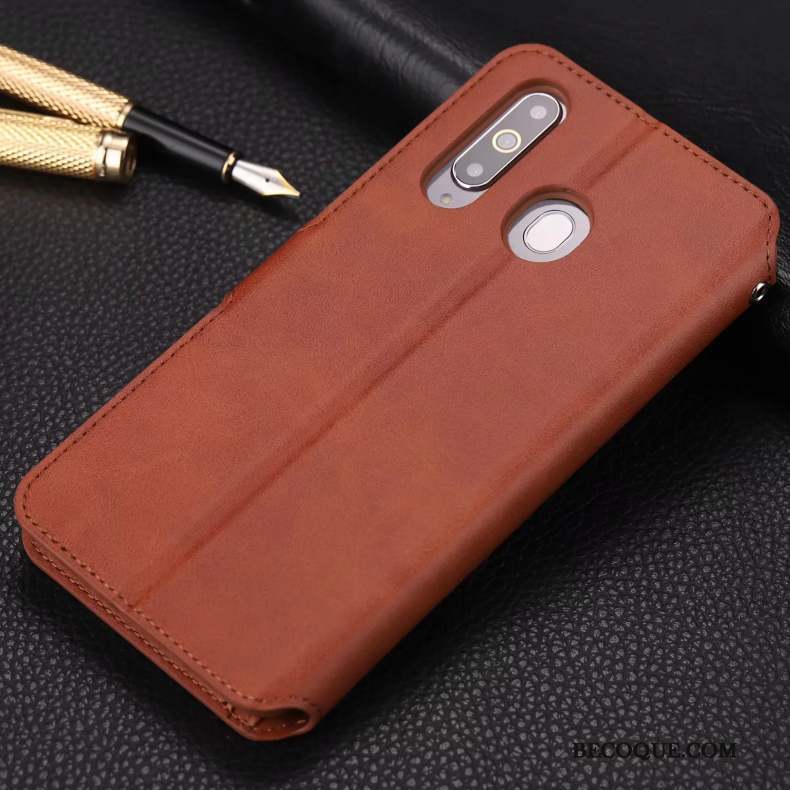 Samsung Galaxy A8s Coque Silicone Tempérer Étui En Cuir Protection Rouge Membrane