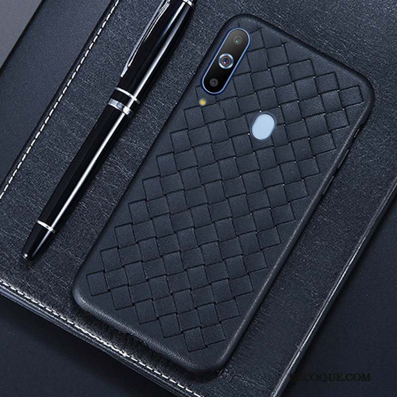 Samsung Galaxy A8s Tout Compris Étui En Cuir Respirant Coque De Téléphone Protection Noir